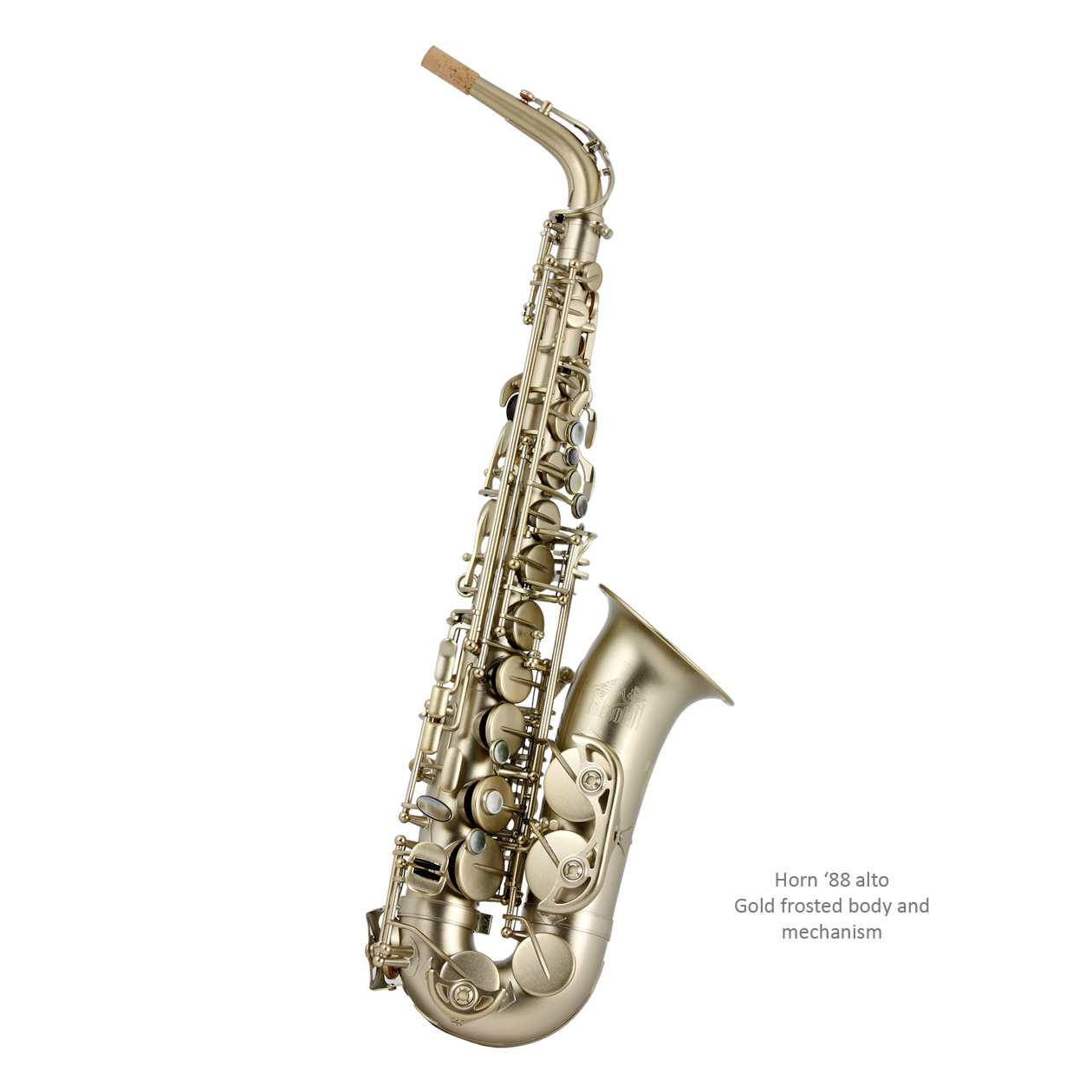 Trevor J. James Alt Saxophon The Horn '88 Frosted gold Trevor J. James Alt Saxophon The Horn '88 Frosted gold